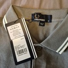 Fred Perry Polo Mid Grey Double Tipped Collar Medium Nwt   110