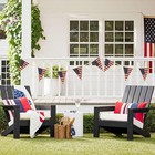 Vintage American Flag Bunting Banner   Cotton Garland 250th Anniversary Usa