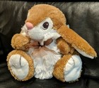 Easter Bunny Rabbit Plush Stuffed Animal Dan Dee Collectors Choice Light Brown 