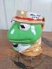 Vtg 1970s Kermit The Frog Muppet News Reporter Mug Sigma Jim Henson Ceramic 3d