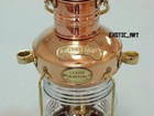 Nautical Brass Copper Ship Lantern marine Anchor Lamp maritime Boat Light 13 5 