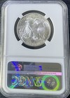 1945-s Walking Liberty Half Dollar Ngc Ms65- Lustrous Gem 