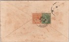 1931 Singapore Straits Settlements To India Stamps On Backside Of Cover 