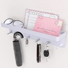 Key Holder For Wall  Wall Mount Mail Key Hanger Organizer Shelf  Key Hooks Ra   