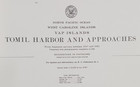 1944 Yap Islands 42 x30  Map Hydrographic Survey Tomil Harbor Confidential Wwii