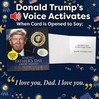 Talking Donald Trump Fathers Day Card With Sound - Hear 1 Count  pack Of 1 