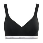 Calvin Klein Women s Cotton Modal 2-pack Wire Free Bralette  Black white  Xl