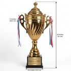 Large Metal Championship Trophy - 24 Inches Tall  6 Pounds Premium Gold Trophy