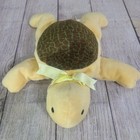 Vintage Ty Pillow Pal Plush Snap The Turtle 1st Version Yellow Brown 1993