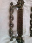 Rare Medieval Style Hand Forged Bronze Drawer Pulls Set Of Five