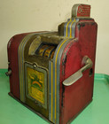 1938 Art Deco O d  Jennings   Co Cigarette 1 Cent Trade Stimulator Slot Machine