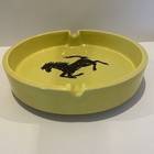 Ferrari Big Ashtray 9 4  Yellow Bitossi Made In Italy