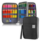 192 Slots Colored Pencil Case Large Capacity Pencil Holder Pen Organizer Bag    
