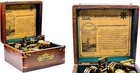 Antique Brass Nautical Sextant Wooden Box Navigation Instrument Surveyors Sexton