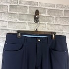 Footjoy Mens Athletic Fit Golf Pants Navy Blue 5-pocket Stretch W36 L30 1142491