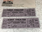 Buddy Rich 1969 Unused Concert Tickets With Will Call Envelope Krnt Theater Iowa