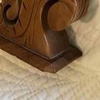 Vtg John A  Oya 1940s Carved Seahorse Perfume Bottle Milo Wood Tropic Memories 