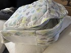 Baby Delight Snuggle Nest Portable Oval Bassinet Cloud Print White gray