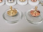 New Copper Brass Hand Twisting Spinning Top Ceramic Bead Edc Fidget Spinner Toy