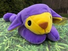 1998 Ty Purple   Yellow Baba Lamb Sheep Pillow Pal Plush Beanie Baby 14 