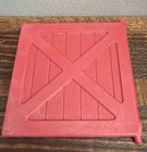 Vintage Little Tikes Dollhouse Horse Stable red Barn Door Replacement Part Piece