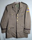 Vintage Us Army Coat Men s 30r Army Green Dress Jacket 2nd Armoured Division