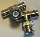 New  Bnc Tee Adapter  50 Ohm Bnc Female Male Female Mfm   lot Of 10   Molex