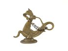 Brass Venetian Seahorse Gondola Oar Lock Seahorse Hippocampus Venetian W Chain
