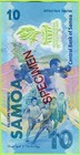 Samoa 10 Tala 2019 P45s Unc - Polymer Specimen   Commemorative Only 500 Printed