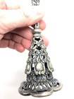 Vtg Mussie Tussie Pewter Tone Victorian Wedding Bouquet Holder Gothic Rose 6 1 4
