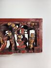 2 Antique Carved Panel 13 5  Long Asian Rare Estate Sale