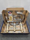 T s Brass 8  Concealed Deck Mounted Mixing Faucet W  5-3 4  Gooseneck