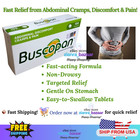 10mg 100 Tablets Irritable Stomach Discomfort Cramps Pain Relief - Free Shipping