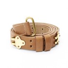 U s  Springfield  Wwi 1907 Pattern Leather Sling - Leather   Brass