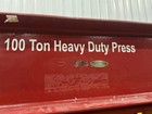 100 Ton Hydraulic H-frame Air Over Hydraulic Shop Press  Yobro  25948