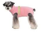 Dog Polar Fleece Warm Coat Pajamas Recovery shedding Suit  S m Dogs cats