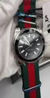 Gucci Ya136206 Dive Black Dial Red And Green Nylon Men s Watch