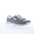 Dexter Ainslee Dw0002498 Womens Gray Canvas Lace Up Athletic Bowling Shoes