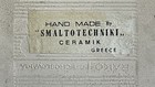 Vintage Ceramik Tile Wall Art Smaltotechniki Greek Mythology Hand Made In Greece