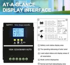 4000w Mppt Solar Charge Controller 100a 12v 24v 36v 48v Usb Battery Pv Regulator