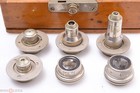     4 Zeiss Apochromat   2 Winkel zeiss Microscope C 1920 Nickel Lenses In Case