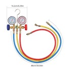 Manifold Gauge Set Ac A c 3ft Color Refrigeration Hose Fit R404a R134a R12 R22