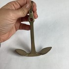 Vintage Antique Style Decorative Brass Ship Boat Anchor Paperweight