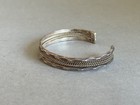 Vintage Navajo Sterling Silver Bracelet 