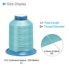 Bonded Sewing Thread  1312 Yards 0 32mm Upholstery Thread Pale Turquoise