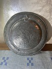 Antique Islamic Persian Art Copper Tray Hunters Handmade Masterpiece
