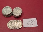 Lot Of Silver Canada Coins Halves Quarters Dimes  5 45 Face  925    800 250619