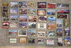 Vintage Souvenir Refrigerator Magnet Lot 47 Travel Destinations Usa Canada
