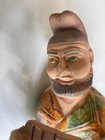 Chinese Tomb Figure  Tang Dyn  Sancai Glaze  Antique