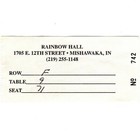 Marty Stuart   Jeffrey Allan Roberts Concert Ticket Stub 11 17 95 Mishawaka In